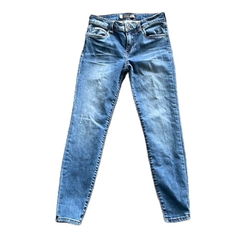 Sz2 Kut from the Kloth Connie Ankle Skinny Medium Blue wash EUC